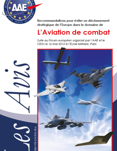 Avis n°5 – Recommandations pour éviter un déclassement stratégique de l’Europe dans le domaine de l’Aviation de combat européenne