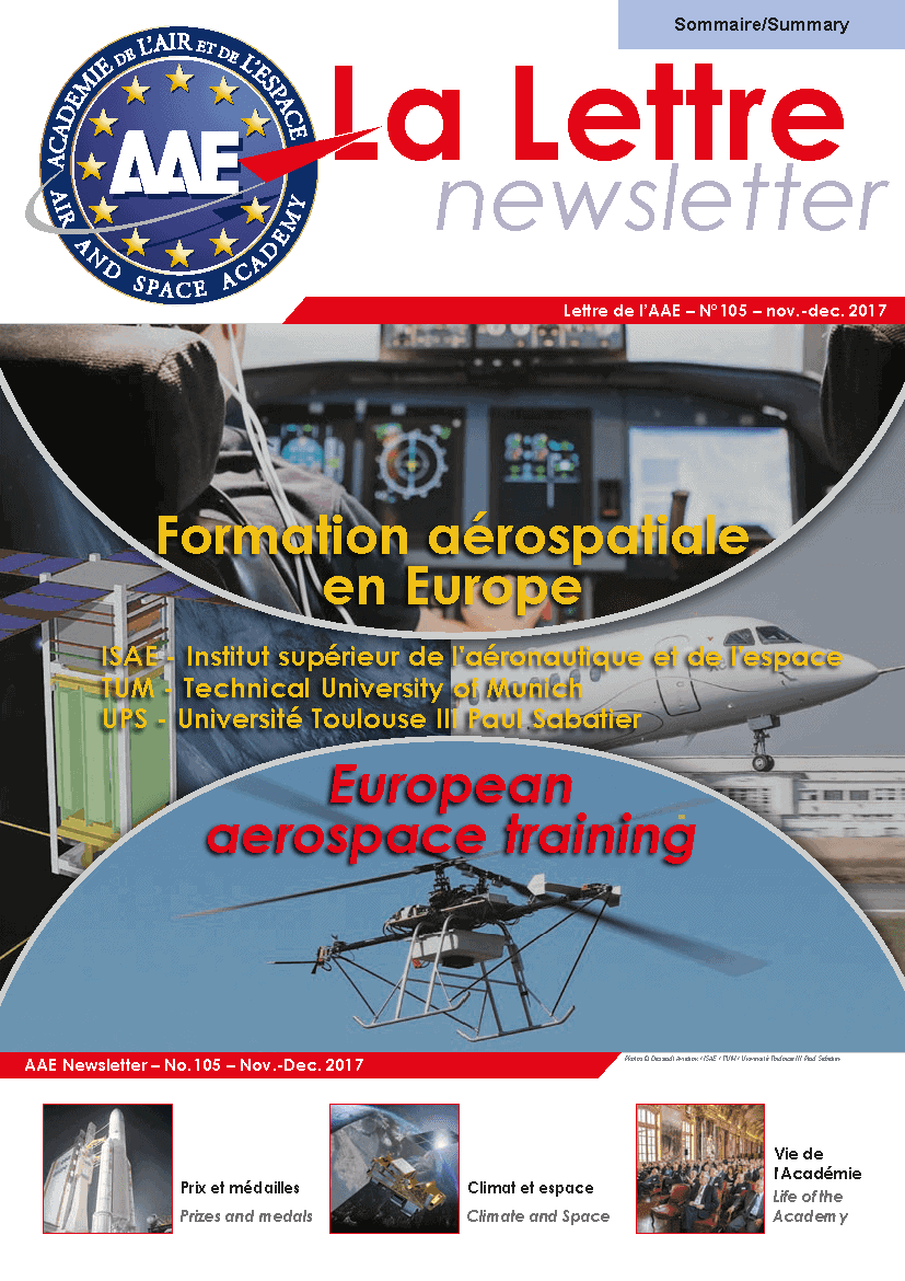 Lettre n°105 - Formation aérospatiale en Europe