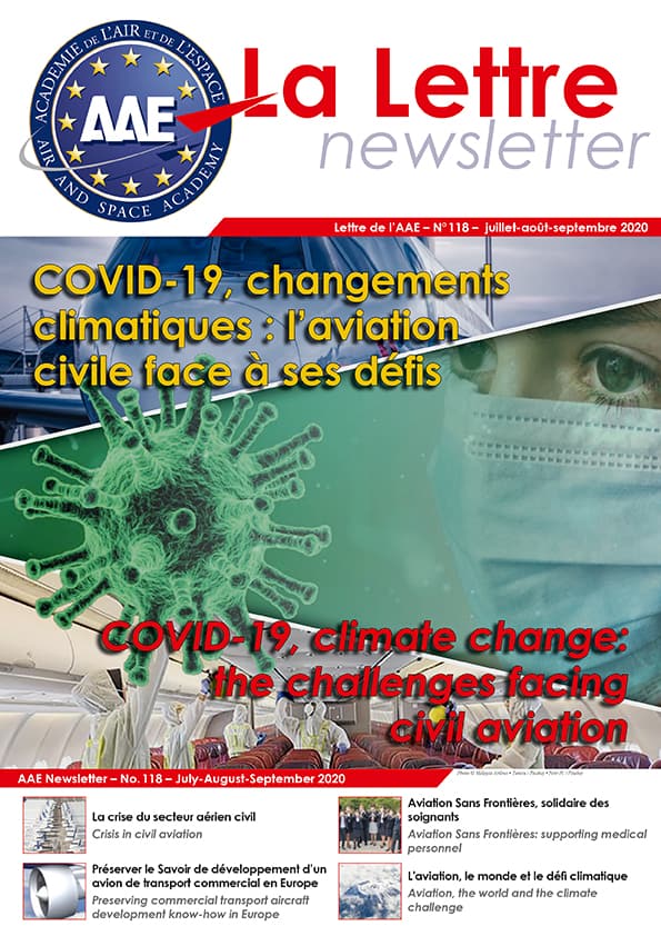 Lettre n° 118 - COVID-19, changements climatiques : l’aviation civile face à ses défis