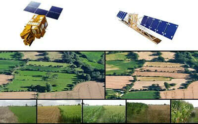 Dynamics of natural and agricultural landscapes: Contribution of Sentinel time series of images