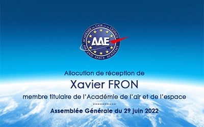 Reception address by Mr Xavier FRON