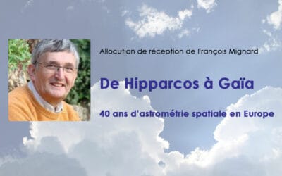 Allocution de réception de M. François Mignard
