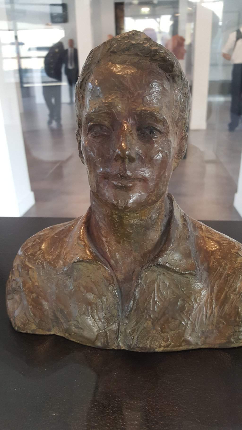 Bust of Thomas Pesquet by Madeleine Tézenas-du-Montcel