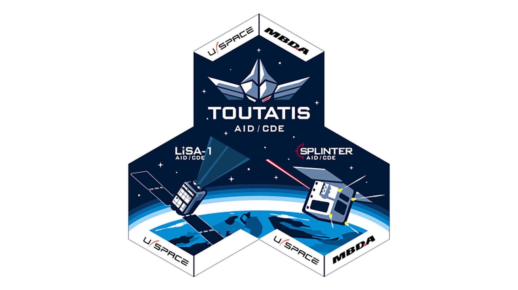 Démonstrateur d’action dans l’espace du Commandement de l’espace, TOUTATIS.<br />
TOUTATIS, French Space Command space action demonstrator. 	© DGA